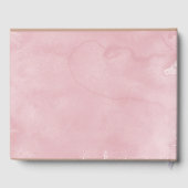 ボホピンクパンパスグラスベビーシャワーゲストブック ゲストブック (裏面)