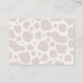 ボホピンクパンパスハイランドカウオムツラッフル エンクロージャーカード (裏面)