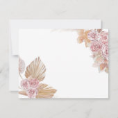 ボホピンクフローラガールファースト聖体十字架 サンキューカード (裏面)