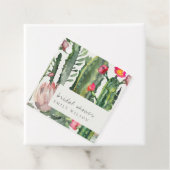 ボホピンクフローラデザートカッティ動物相ブライダルシャワー フェイバータグ (インサイチュ)