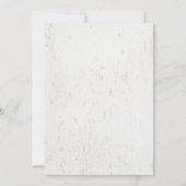 ボホピンクフローラデジタルブライダルシャワーパーティー 招待状 (裏面)