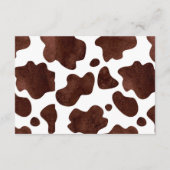 ボホピンクフローラハイランドカウブックスベビー エンクロージャーカード (裏面)