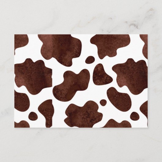 ボホピンクフローラハイランドカウブックスベビー エンクロージャーカード (裏面)