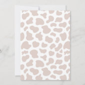 ボホピンクフローラパンパスグラスカウバースデーパーティー 招待状 (裏面)