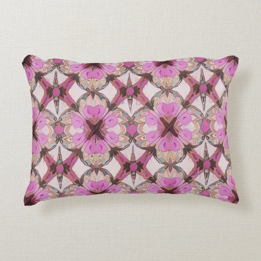 ボホピンクフローラ アクセントクッション (正面)