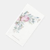 ボホピンクペオパーソナライズされたニ結婚ーズ (コーナー)