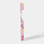 ボホピンクモダンフローラル iPhoneケース (左側面)