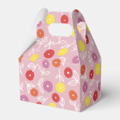 ボホピンクモダン花柄 フェイバーボックス (裏面サイド)