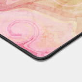 ボホピンクヴィンテージ抽象芸術おもしろいデザイン名 デスクマット (コーナー)
