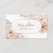 ボホピンク花名刺 名刺 (正面)