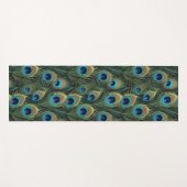 ボホピーコックの羽根 ヨガマット (正面(横))