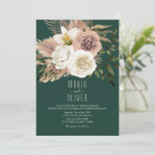 ボホピーチとエメラルドグリーン結婚ズ 招待状 (スタンド正面)