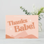 ボホピーチサンキューカード 招待状 (スタンド正面)