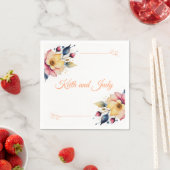 ボホピーチフローラ スタンダードカクテルナプキン (インサイチュ)