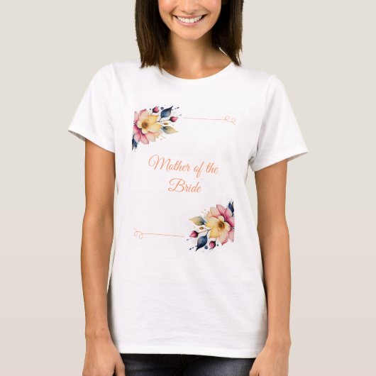 ボホピーチフローラ Tシャツ (正面)