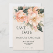 ボホピーチ自然フローラ結婚ズ セーブザデート (正面)