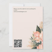 ボホピーチ自然フローラ結婚ズ セーブザデート (裏面)