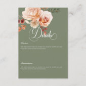 ボホピーチ&ラストフローラセージグリーン詳細 エンクロージャーカード (正面)