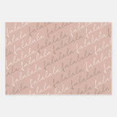 ボホファララクリスマスツリーラッピング紙シート ラッピングペーパーシート (正面3)