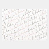 ボホファララクリスマスツリーラッピング紙シート ラッピングペーパーシート (正面2)