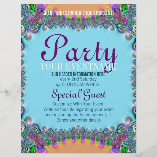 ボホファンキーサーカスおもしろい準備チラシ チラシ (正面)