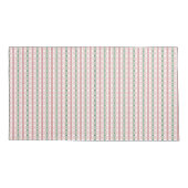 ボホファンキーレトロエクレクティックパステルクリスマスストライプ 枕カバー (裏面-左)