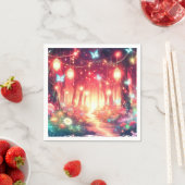 ボホファンタジー魅惑の森の赤ちゃんシャワー スタンダードカクテルナプキン (インサイチュ)