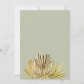 ボホファンパームズバラブライダルシャワー 招待状 (裏面)