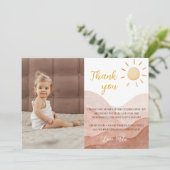 ボホファーストトリップサンのまわりにサンキューカード誕生日 サンキューカード (スタンド正面)