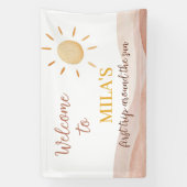 ボホファーストトリップサンのまわりに誕生日 横断幕 (縦)