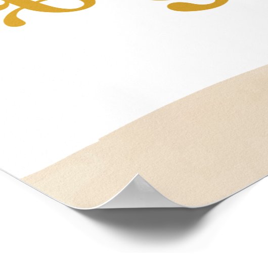 ボホファーストトリップザのまわりにサンファースト誕生日サイン ポスター (角)