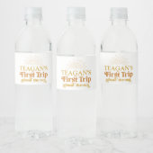 ボホファーストトリップザのまわりにサンファースト誕生日 ペットボトルラベル (ボトル)