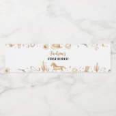 ボホファーストロデオ誕生日ウォーターボトルラベル ペットボトルラベル (シングルラベル)