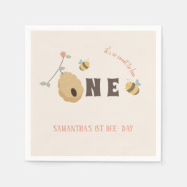 ボホファーストbeeの日1st bee birthday スタンダードカクテルナプキン