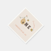 ボホファーストbeeの日1st bee birthday スタンダードカクテルナプキン (角)