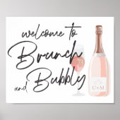 ボホフィエスタベビーシャワーウェルカムサイン ポスター (正面)