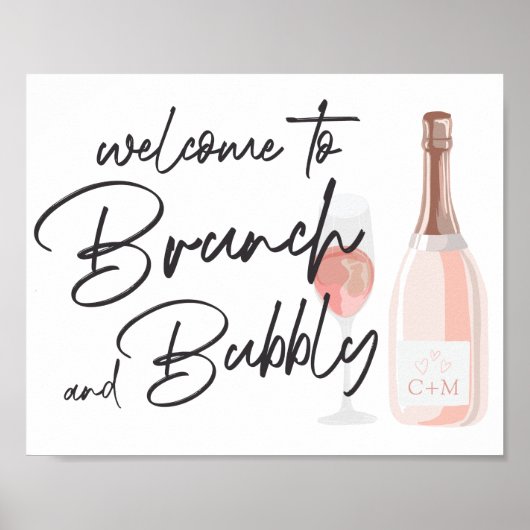 ボホフィエスタベビーシャワーウェルカムサイン ポスター (正面)