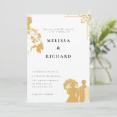 ボホフィリピンサン結婚式招待状フィリピーノ 招待状 (スタンド正面)