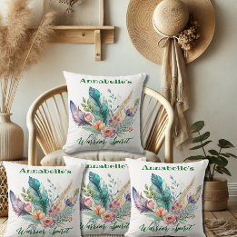 ボホフェザーアウラ装飾用クッション クッション