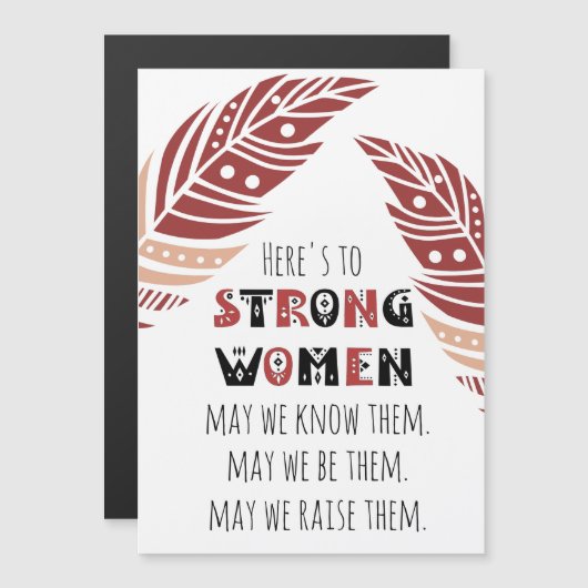 ボホフェザーストロングウィメンズ引用文トバルフォント (正面/裏面)