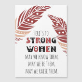 ボホフェザーストロングウィメンズ引用文トバルフォント (正面)