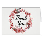 ボホフェザーバーガンディバラ結婚リース感謝していズ (正面横)