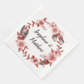 ボホフェザーブルゴーニュバラウォーターリース (コーナー)