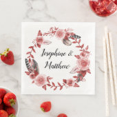 ボホフェザーブルゴーニュバラウォーターリース (インサイチュ)