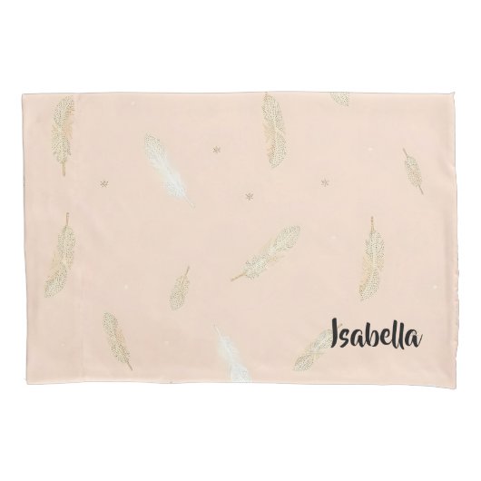 ボホフェザーモダンラグジュアリーコレクション 枕カバー (正面)