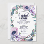 ボホフェザーリースブライダルシャワー招待 招待状 (正面)