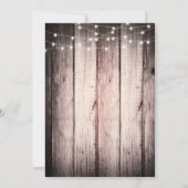 ボホフェザーリース&ストリングライトブライダルシャワー 招待状 (裏面)