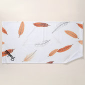 ボホフェザー人気があるラグジュアリーコレクション ビーチタオル (正面)