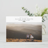 ボホフェザー水彩 |ミニマル救日付 セーブザデート (スタンド正面)