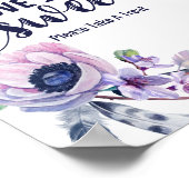 ボホフェザー&フローラリース結婚ズラブは甘い ポスター (角)